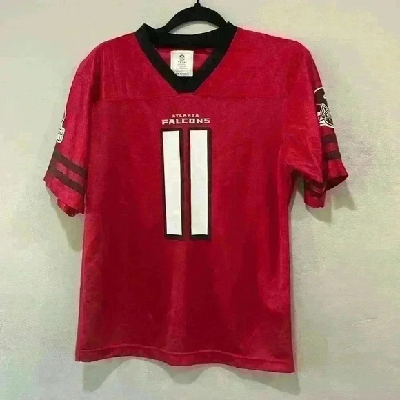 Julio Jones NFL Team Apparel Atlanta Falcons #11 Jersey Youth Size X Large 14/16 - Picture 1 of 6